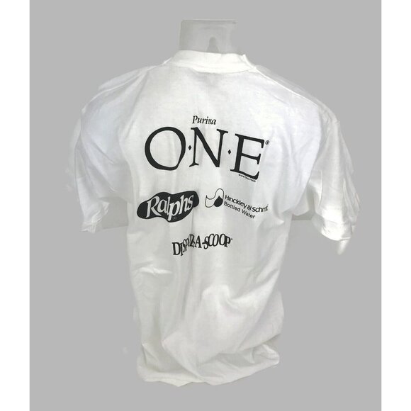 1995 Single Stitch T Dog Jog Los Angeles L.A. Fun Run Encino Balboa Park T-Shirt - Picture 4 of 5